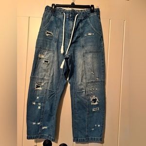 Free people barrel jeans